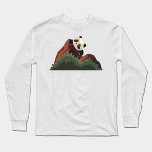 Panda with nature Long Sleeve T-Shirt